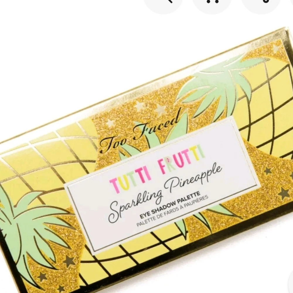 NIB Too Faced Tutti Frutti Sparkling Pineapple Eyeshadow Palette